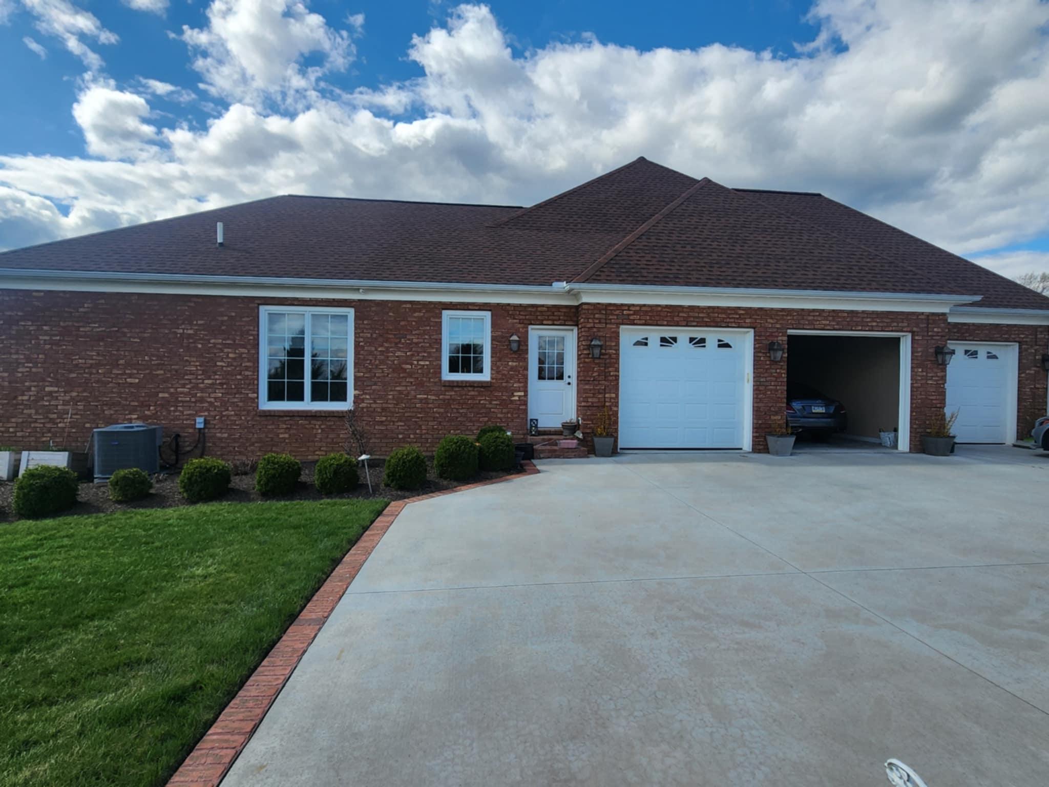 Beautiful brick house installed by Rhinesmith Construction